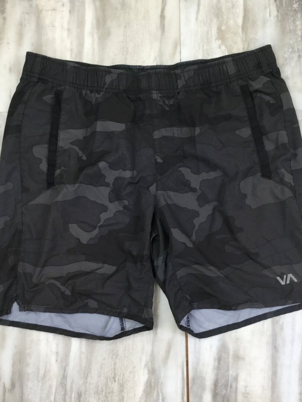 RVCA Black Camo. Swim Trunks s